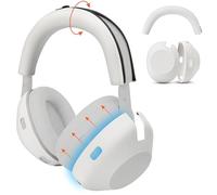 WC ShellZ XM6 - Guscio protettivo in silicone e copri archetto compatibili con le cuffie Sony WH-1000XM6 di Wicked Cushions | Silicone di alta qualità | Platinum Silver