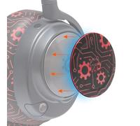 WC Side Plates for Arctis Nova Headsets, by Wicked Cushions | Adatto per Arctis Nova Pro Wireless/Pro Wired/Nova Elite/Nova 7/7X/7P | Techne