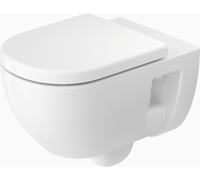 WC suspendu Duravit D-Code, chasse d'eau basse, rimless, 370x570x360mm, 4,5/3 litres, blanc brillant, 2514090000, 2514090000