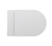 WC suspendu Kartell en cours d'utilisation, avec chasse d'eau sans rebord, y compris LCC, siège de WC avec fermeture en douceur, H8663304000001, H8663304000001