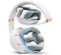 WC SweatZ - Coprisedili per cuscinetti Brevettati per WC | Compatibili con Beats Studio 3 e 2 (non compatibili con Beats Solo) / Bose QC35 e 35II / Bose 700 | Marmo