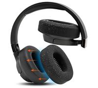 WC SweatZ JBL - Copriauricolari in silicone brevettati per JBL Tune 770NC / JBL Live 770NC e altri modelli JBL, realizzati da Wicked Cushions | Resistenti al sudore e facilmente lavabili | Black