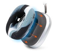 WC SweatZ Max - Coprisudore in silicone brevettati per AirPods Max 1 | Da Wicked Cushions | (Non per AirPods Max 2). Protezione completa dei cuscinetti anti-sudore | Marble