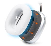 WC SweatZ Max - Coprisudore in silicone brevettati per AirPods Max 1 | Da Wicked Cushions | (Non per AirPods Max 2). Protezione completa dei cuscinetti anti-sudore | White