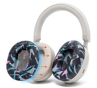 WC SweatZ XM5 - Copri-auricolari brevettati anti-sudore per Sony WH1000XM5 di Wicked Cushions | Protezione completa dei padiglioni auricolari a 360° | Anti-sudore e facilmente lavabili | 90's Black