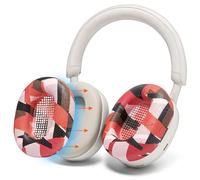 WC SweatZ XM5 - Copri-auricolari brevettati anti-sudore per Sony WH1000XM5 di Wicked Cushions | Protezione completa dei padiglioni auricolari a 360° | Anti-sudore e facilmente lavabili | Red Prism