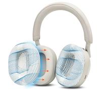 WC SweatZ XM5 - Copri-auricolari brevettati anti-sudore per Sony WH1000XM5 di Wicked Cushions | Protezione completa dei padiglioni auricolari a 360° | Anti-sudore e facilmente lavabili | Ivory Tide