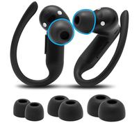 WC TipZ Powerbeats Pro 2 - Inserti memory foam per Beats Powerbeats Pro 2 | Da Wicked Cushions | Comfort migliorato, vestibilità sicura e isolamento acustico | Black
