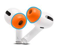 WC TipZ - Punte in memory foam aggiornate per Airpods Pro di Wicked Cushions | migliore comfort della schiuma, vestibilità e tempo di rimbalzo | Si adatta alla custodia di ricarica | Arancione