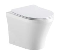 WC vaso Reno filo muro scarico tornado bianco Bianco