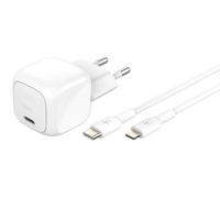 WCA008KQ1MWH-B5 30W USB PD WALL CHARGER WITH PPS, WHT W/1M C-LTG