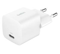 Belkin Caricatore USB-C da 25 W per telefono, ricarica rapida USB-C PD 3.0 con PPS per Apple iPhone 16, 15 Plus, Pro, Pro Max, iPad, Samsung Galaxy S25, Pixel 9, Nintendo Switch e altri, bianco