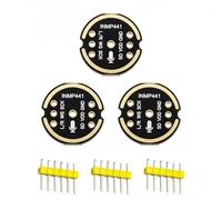 Wcawnlt 3 moduli microfono omnidirezionale INMP441, microfono interfaccia I2S MEMS compatibile con Arduino ESP-32 per modulo di registrazione audio professionale