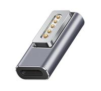 Wcawnlt Adattatore magnetico da USB C a punta magnetica a T, PD 45 W 100 W, compatibile con MacBook Pro Air dal 2012, connettore magnetico per cavo USB C