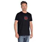 Maglietta WCC West Coast Choppers Cross Solid Nero 3XL Nero