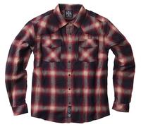 WCC Fuorilegge Camicia di flanella uomo rosso, taglia L