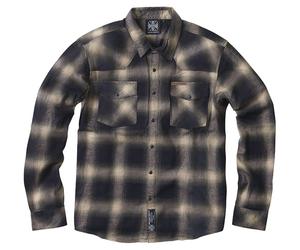 WCC Fuorilegge Camicia di flanella uomo verde, taglia L