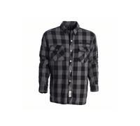 WCC West Coast Choppers Camicia da moto Riding Lumberjack Grigio/Nero S Nero