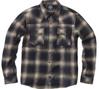 West Coast Choppers Outlaw Flannel Long Sleeve Shirt Nero XL Uomo