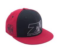 WCC West Coast Choppers Cap Kimi Raikkönen Cross 7 Snapback Flatbill Einheitsgröße Nero