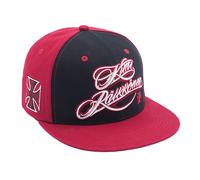 WCC West Coast Choppers Cap Kimi Raikkönen Cross Logo Snapback Flatbill Einheitsgröße Nero