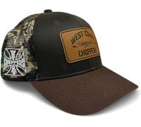 WCC West Coast Choppers Cappello Hunter Trucker WCCPT167BN Einheitsgröße Marrone