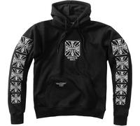 WCC West Coast Choppers Felpa con cappuccio Dominator Hoody WCCHD225ZW L Nero