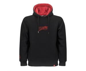 WCC West Coast Choppers Felpa con cappuccio Kimi Raikkönen Script Logo Nero/Rosso M Nero