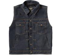 WCC West Coast Choppers Gilet da uomo Collab 131/2 Denim Riding Vest - Denim grezzo blu WCCJS162BL XL Blu