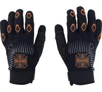 WCC West Coast Choppers Guanti Por Vida Nero/Arancione S Nero
