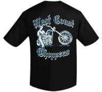 WCC West Coast Choppers Maglietta Chopper Dawg II Nero S Nero