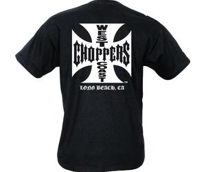 WCC West Coast Choppers Maglietta Iron Cross nero M Nero