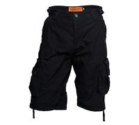 West Coast Choppers Caine Ripstop Pantaloncini cargo, nero, taglia 3XL 58 per maschi