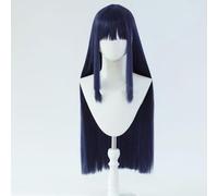 WCCNKK Anime Cosplay Hyūga Hinata Parrucca, Capelli Lunghi E Lisci Blu-Viola, Materiale Resistente al Calore, con Cappuccio Parrucca Gratuito, per Festa Carnevale Halloween, Regalo Decorativo Anime
