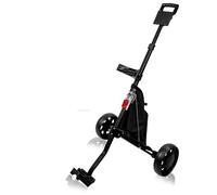 WCDFTASL Carrello da Golf a 2 Ruote, Carrello Leggero for Sacca da Golf con Design Pieghevole Compatto(Black)