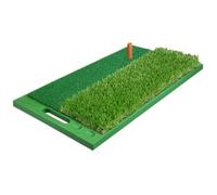 WCDFTASL Compatibile con DJD032 Tappetino da Allenamento for Golf Tappetino in Artificiale TPE Portatile for esercitazioni di Swing all'aperto in Ufficio a casa(Pp Double Grass)