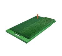 WCDFTASL Compatibile con DJD032 Tappetino da Allenamento for Golf Tappetino in Artificiale TPE Portatile for esercitazioni di Swing all'aperto in Ufficio a casa(Nylon Double Grass)
