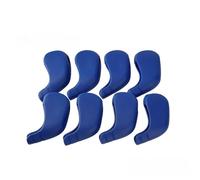 WCDFTASL Compatibile con Le coperture for Teste di Ferro da Golf PGM, Set da 8 Pezzi di Guaine protettive in Gomma Morbida for la Protezione delle Mazze(Blue)