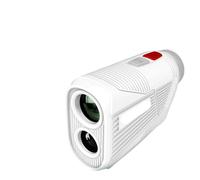 WCDFTASL Compatibile con telemetro da Golf, Portata 1300 Iarde, Blocco bandierina, Vibrazione, ingrandimento 6X, Magnetico, Portatile.(Golf White)