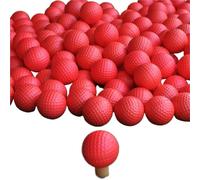 WCDFTASL Confezione da 100 Palline da Golf in Schiuma PU Elastica Rossa for Allenamento Indoor e Outdoor