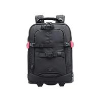 WCDFTASL Custodia professionale for fotocamera con ruote con maniglia, custodia con rullo da viaggio DSLR imbottita e borsa a tracolla for attrezzatura fotografica