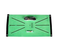 WCDFTASL Tappetino da Golf con Feedback sulla traiettoria dello Swing for la Pratica del rilevamento dello Swing. Include 6 Palline in PU.