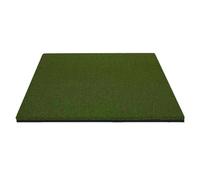 WCDFTASL Tappetino da Golf da 1,5 x 1,5 m, Spesso 35 mm, for allenamenti sulla Linea di Guida con scheggiature, Ideale for Il Campo Pratica in Garage e i simulatori di Golf.
