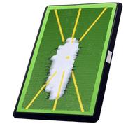 WCDFTASL Tappetino for l'allenamento dello Swing del Golf con rilevamento del Percorso, ausilio for la Pratica direzionale for Migliorare la precisione dello Swing