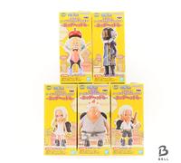 WCF One Piece World Figurine da collezione Egghead 4 set completo di 5 sigill...