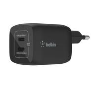 Belkin BoostCharge Pro Nero Interno (BELKIN 65 W DUAL USB-C GAN - LADEGERAET MIT POWER DELIVER 3.0)