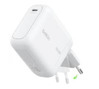Belkin BoostCharge Caricatore USB C GaN 100W, Carica Batterie Cellulare Compatto con Spina Pieghevole per iPhone 17, Samsung Galaxy S26, Pixel 10, AirPods, Tablet, MacBook, Chromebook- Bianco