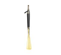 WchsTUmpxN Calzascarpe, Calzascarpe Testa di Cavallo Calzascarpe Sollevatore Universale Manico Lungo in Faggio Spazzola for Calzascarpe Sollevatore for Scarpe(Black)
