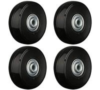 WchsTUmpxN Ruota for bagagli di ricambio, sostituzione ruote for bagagli, (set di 4) 45x22mm Riparazione in gomma silenziosa posteriore Ruota for bagagli di ricambio Ruote for valigie Parti Spinner
