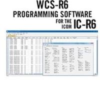 WCS-R6 Software di programmazione Icom IC-R6